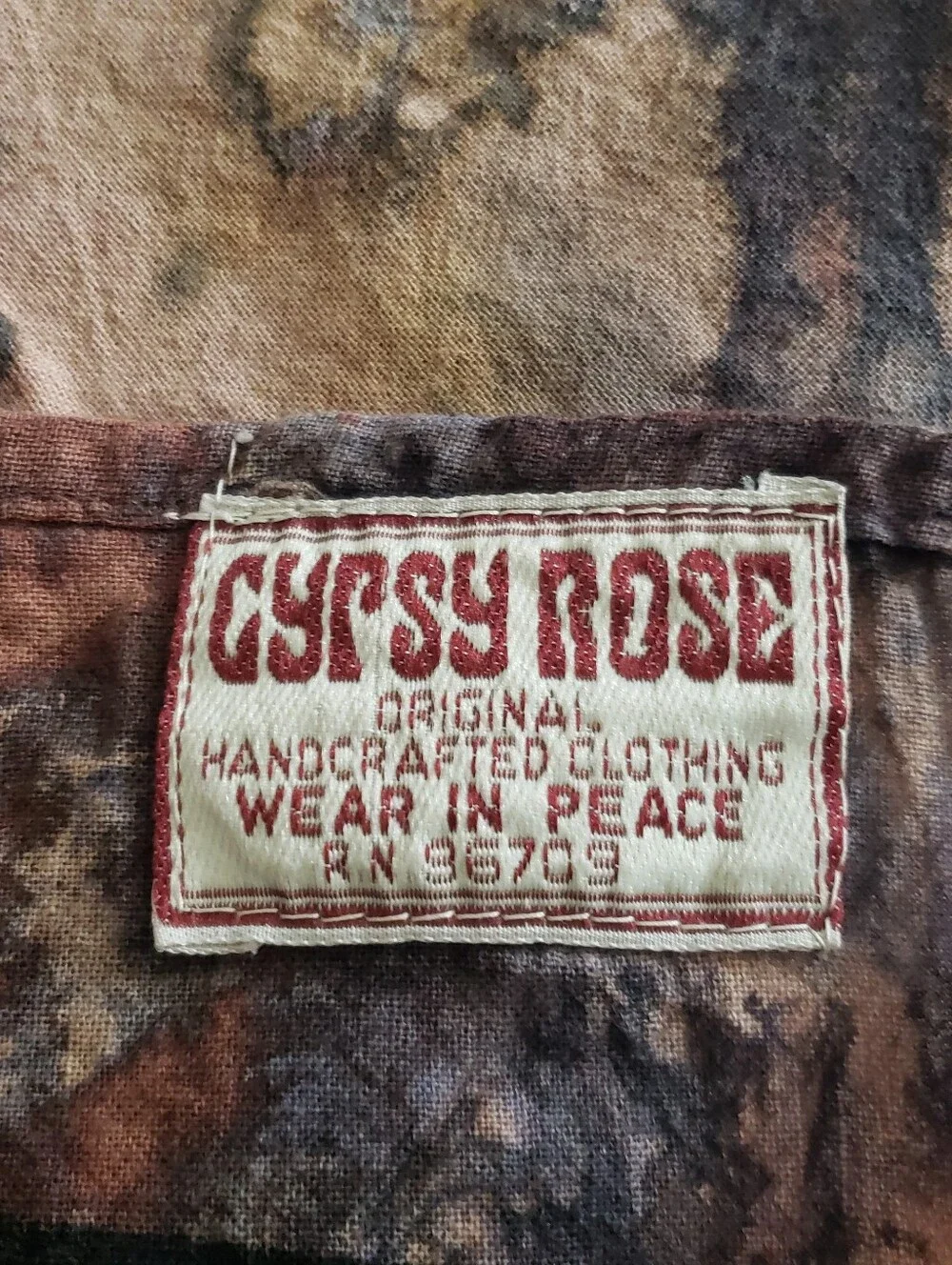 Vintage Gypsy Rose Celtic Cross Tapestry Handcrafted India 80x54 Boho Mirrors